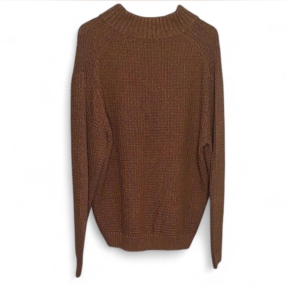 Tasso Elba 100% Cotton Quarter Zip Sweater - Picture 3 of 3